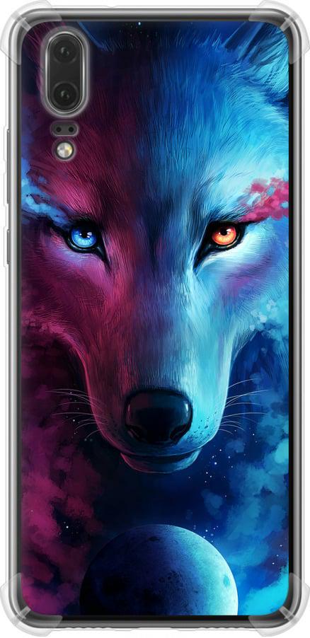 Чехол на Huawei P20 Арт-волк (3999sp-1396-42517)