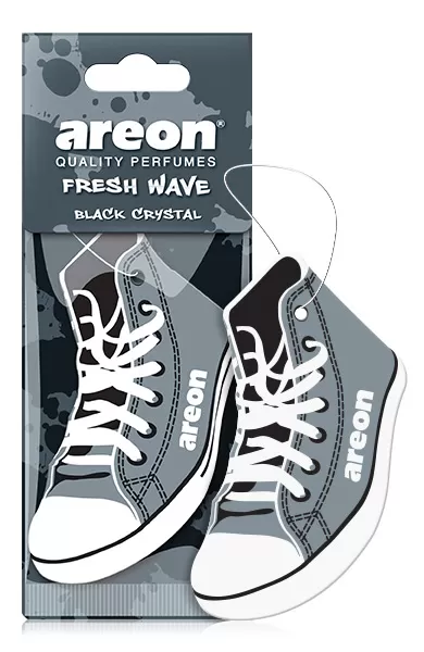 Освіжувач повітря сухий у формі листів Kedi Areon Fresh Wave Black Crystal (413129)