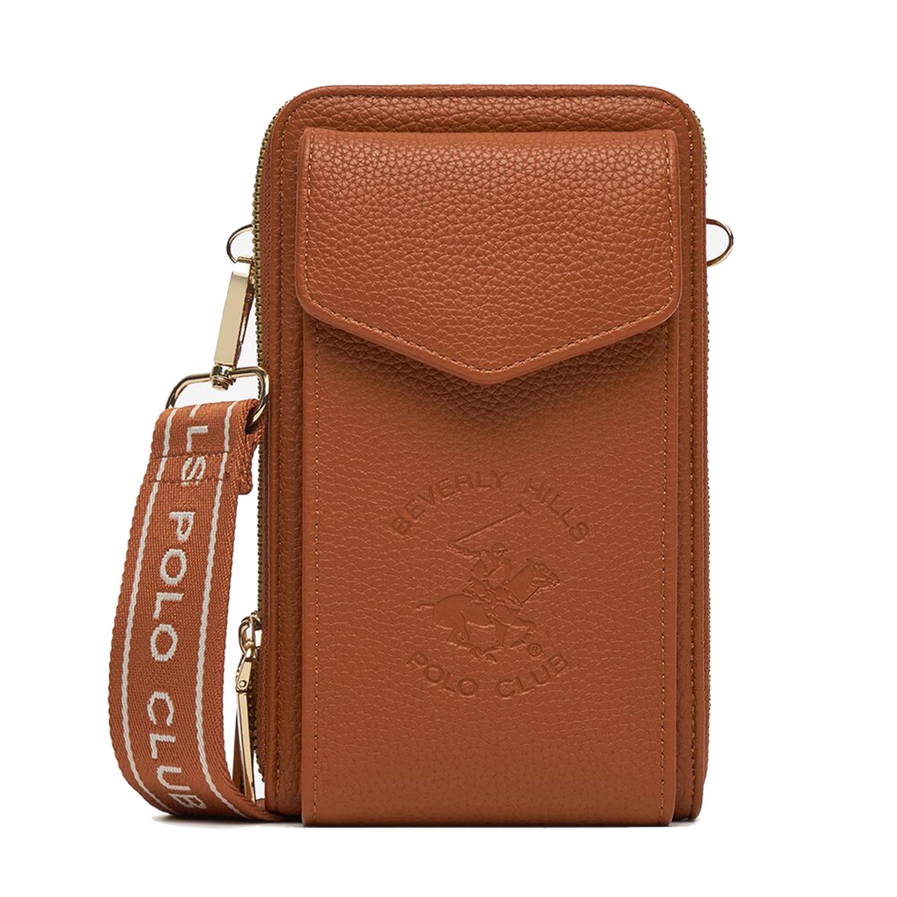 Сумка для телефону Beverly Hills Polo Club карамельний (0360)