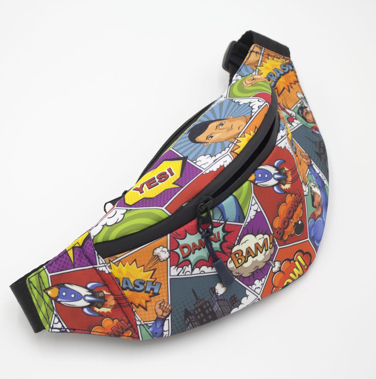 Сумка бананка Комікс (2329880340) - фото 3 Сумка бананка Комікс (2329880340) - фото 3