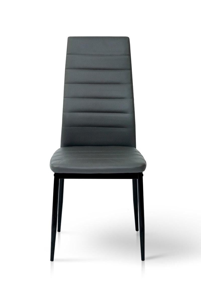 Стілець кухонний Мікс Меблі Ріо Чорно-сірий - фото 3 Стілець кухонний Мікс Меблі Ріо Чорно-сірий - фото 3