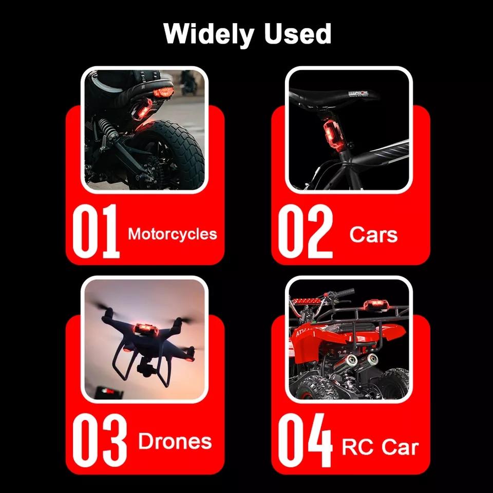 Стробоскоп ТЗ на дрон/велосипед/мотоцикл/автомобиль 1 шт. (1719740272) - фото 6