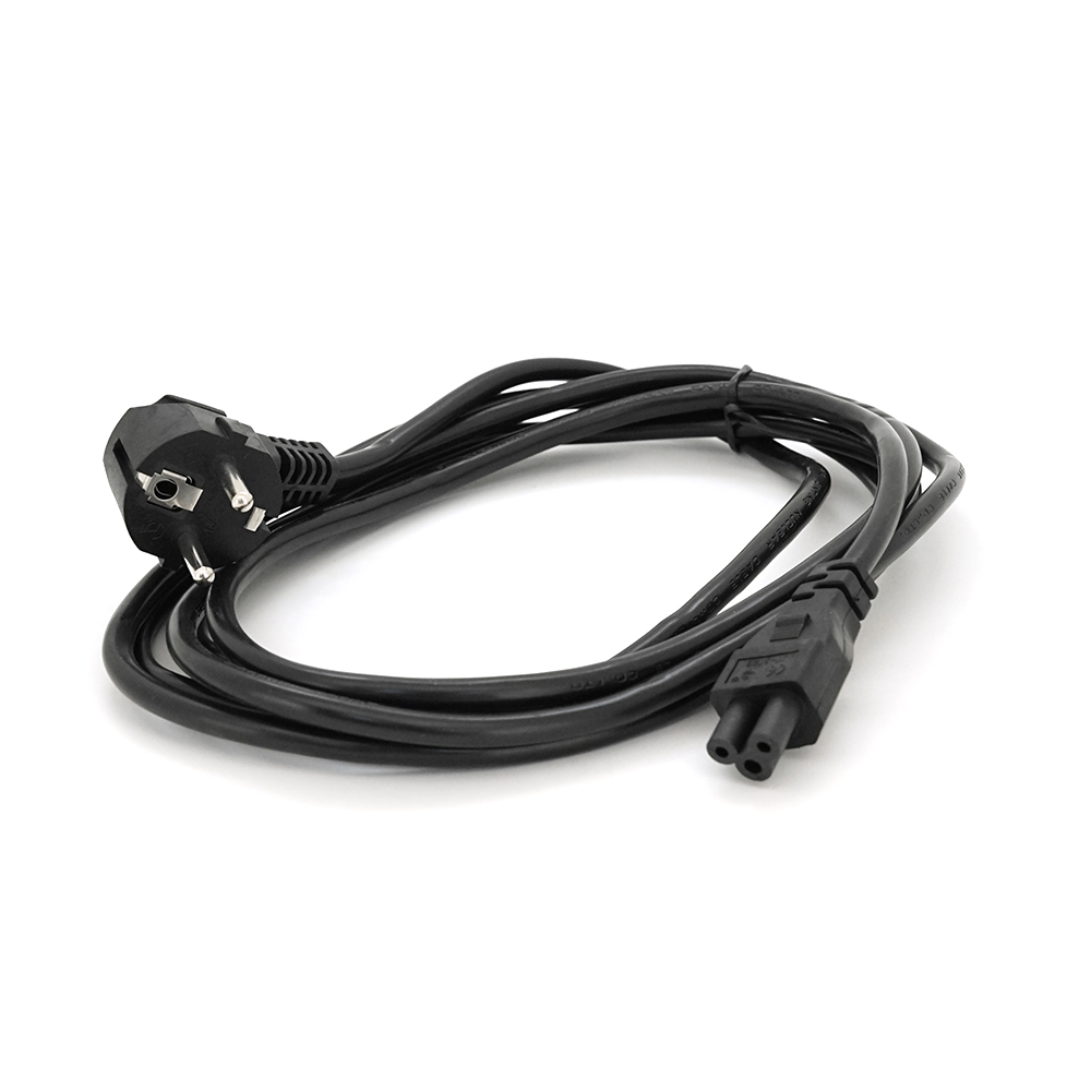 Кабель живлення schuko pc186 cee77 iec c5 для ноутбука 10 мм 3 м (YUT_V11418)