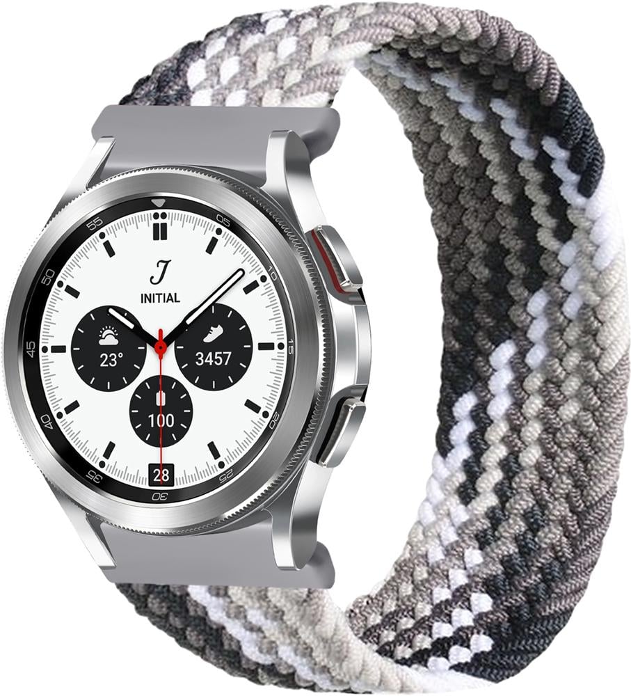 Ремешок Solo Loop Multi для Galaxy Watch 4 Classic 42 мм (145 мм) Black Silver (26284-03)