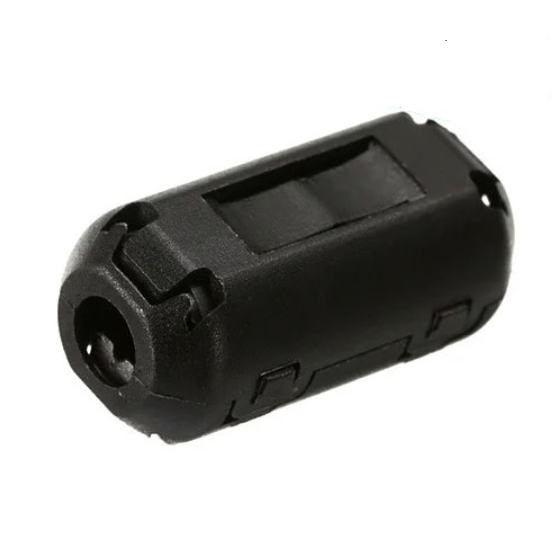 Фільтр-кільце на кабель знімний феритовий 7 мм Black (805946)