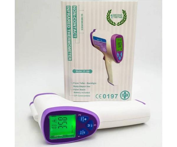 Термометр инфракрасный Non Contact NEW IT-100 и пульсоксиметр Contec Pulse Oximeter (220)