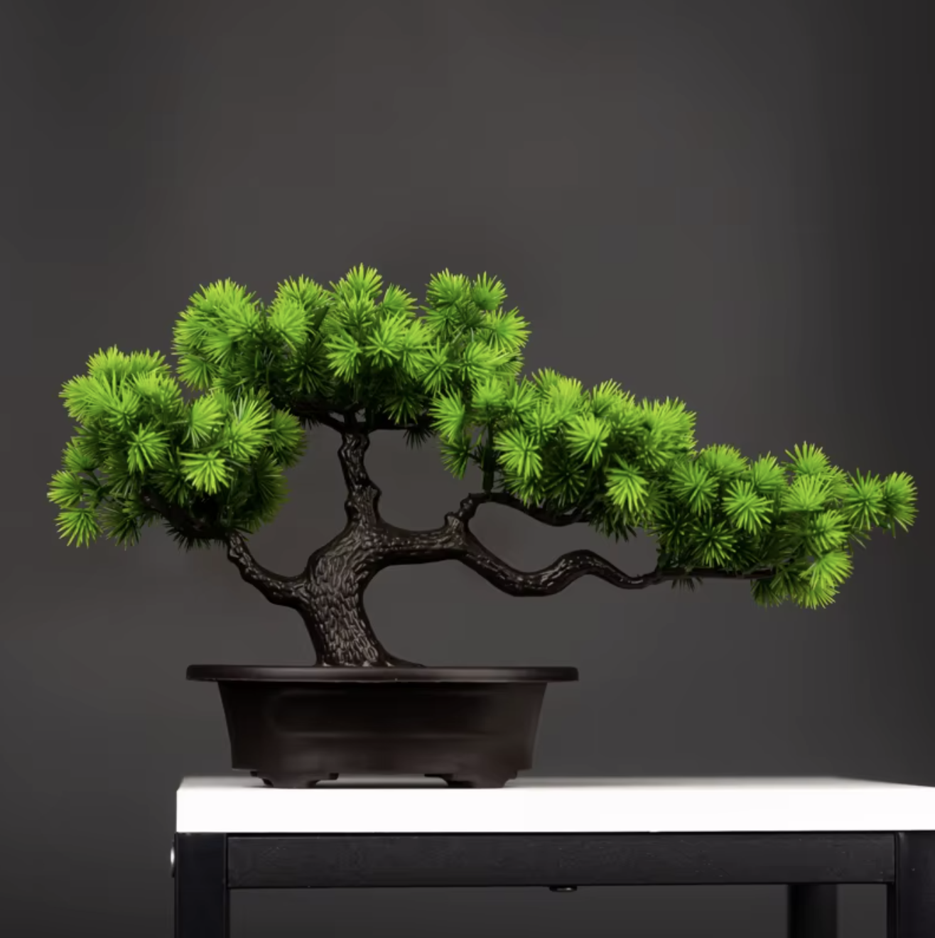 Бонсай Сосновое дерево Искусственная композиция в горшке Pine Bonsai 36x22 см Зеленый (MK001053) - фото 2 Бонсай Сосновое дерево Искусственная композиция в горшке Pine Bonsai 36x22 см Зеленый (MK001053) - фото 2