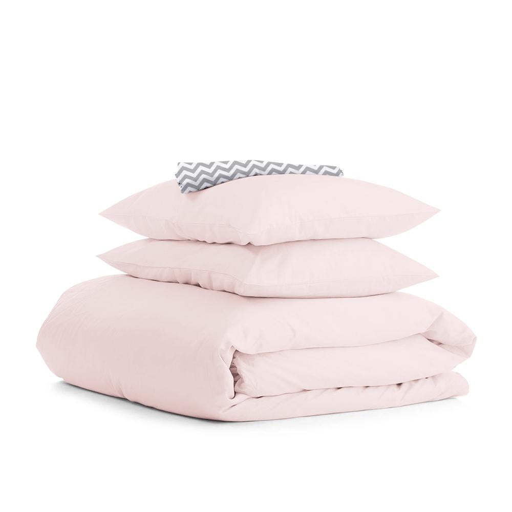 Комплект евро постельного белья Cosas Ranfors Rose Zig Grey 200х220 см (4822052051740)