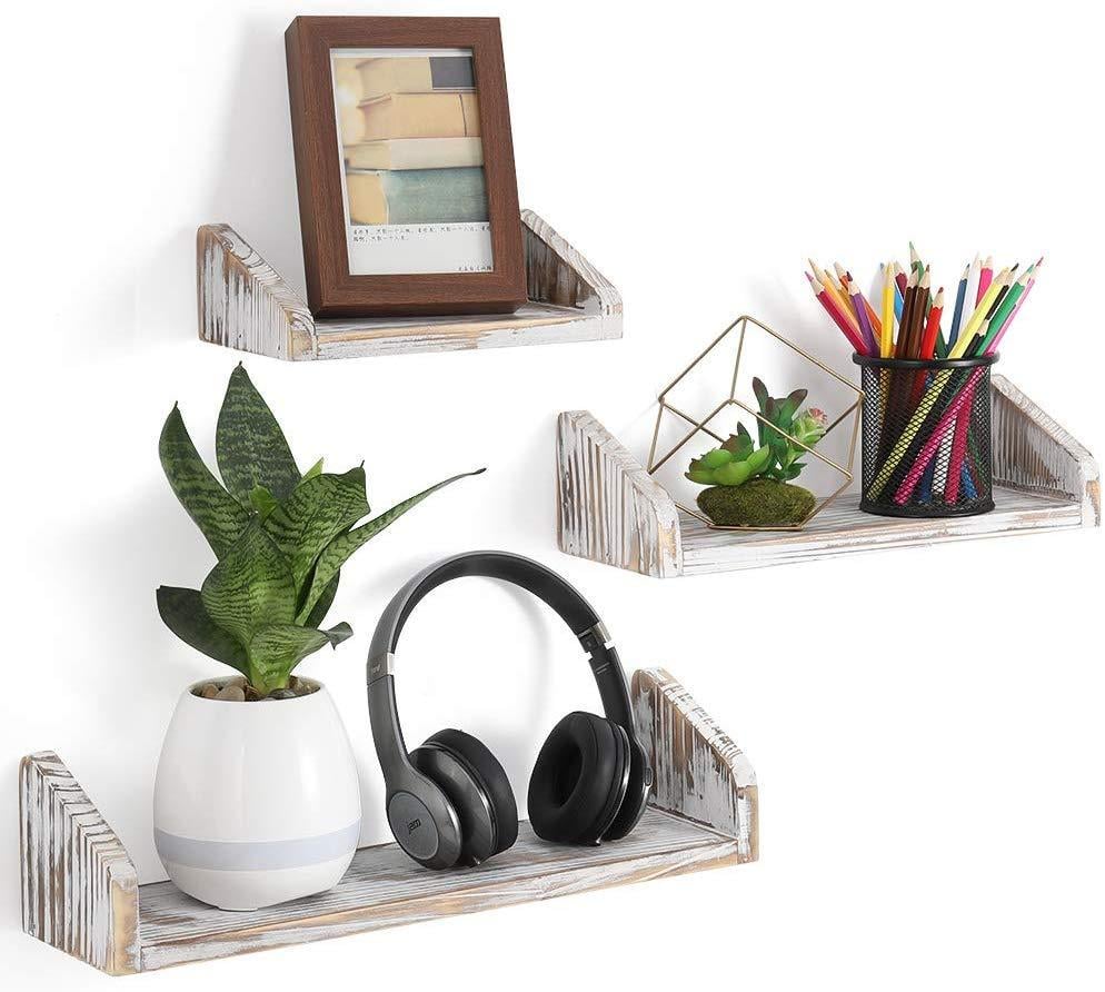 Набор настенных полок из дерева Мердека Браш (НСП-006122).