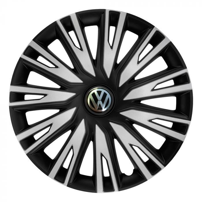Ковпаки для коліс Argo Copra R16 Volkswagen 4 шт. Silver/Black (29784827)