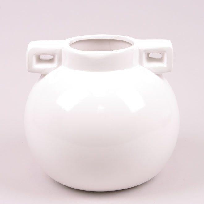 Ваза керамическая Flora 21,5 см Белый (21225) Ваза керамическая Flora 21,5 см Белый (21225)