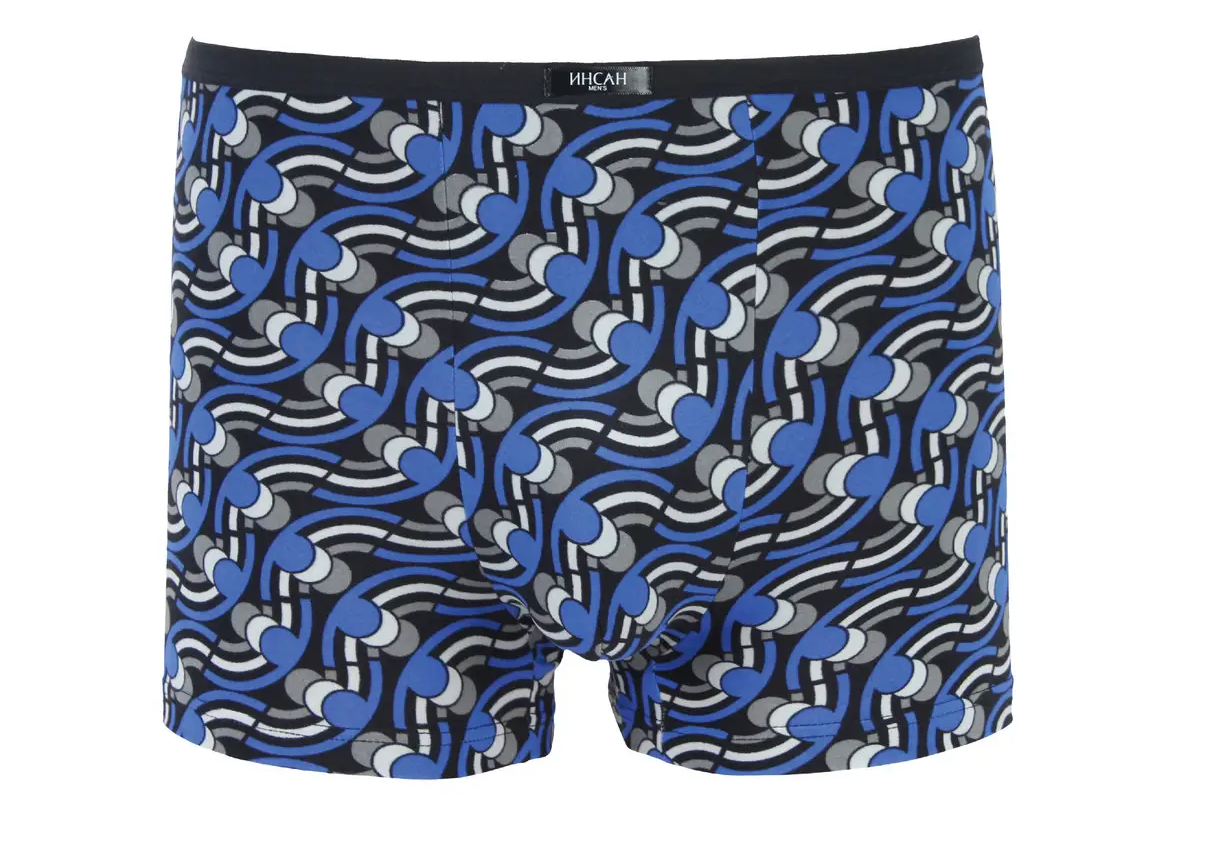 Мужские боксеры стрейчевые Бамбук Indena Insung 2XL р. 48 2 шт. Синий (INS-18625)