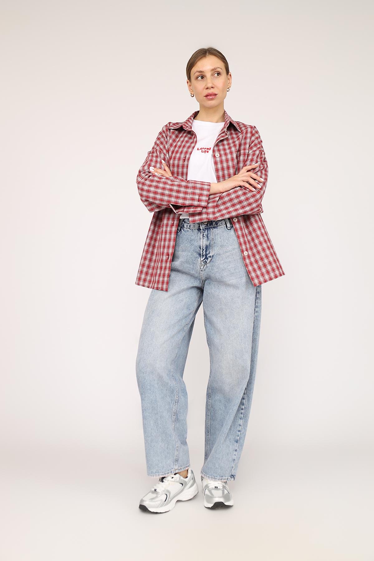 Джинси жіночі Skater ЦБ-00271105 р. 42 Блакитний (SKT001047833) - фото 3