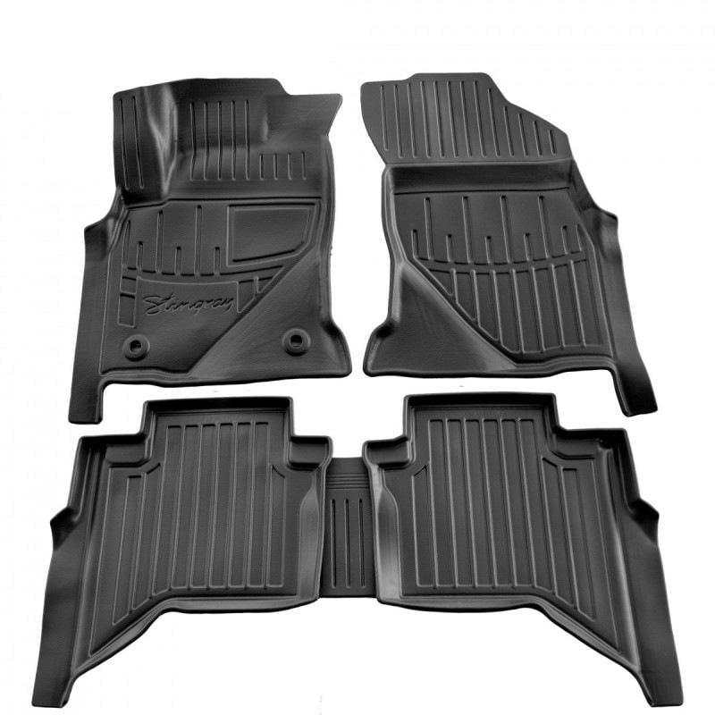 Коврики Stingray 3D Crew Cab для Toyota Hilux 2015- гг. полиуретан 5 шт. Черный (146367)