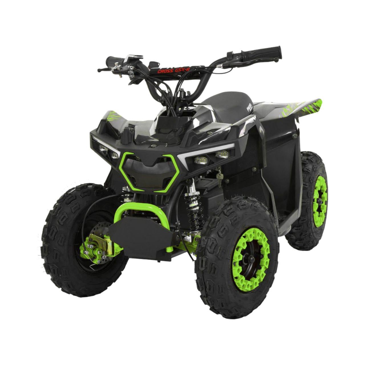 Подростковый квадроцикл HB-FFG1000-2-5 на 1000W резиновые колеса/кожаное сиденье Зеленый (33341167)