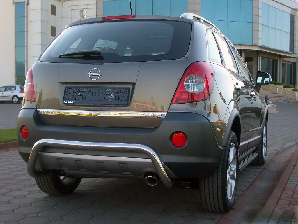 Задняя дуга AK007-1 CAN для Opel Antara 2006-2017 гг. нержавеющая сталь Хром