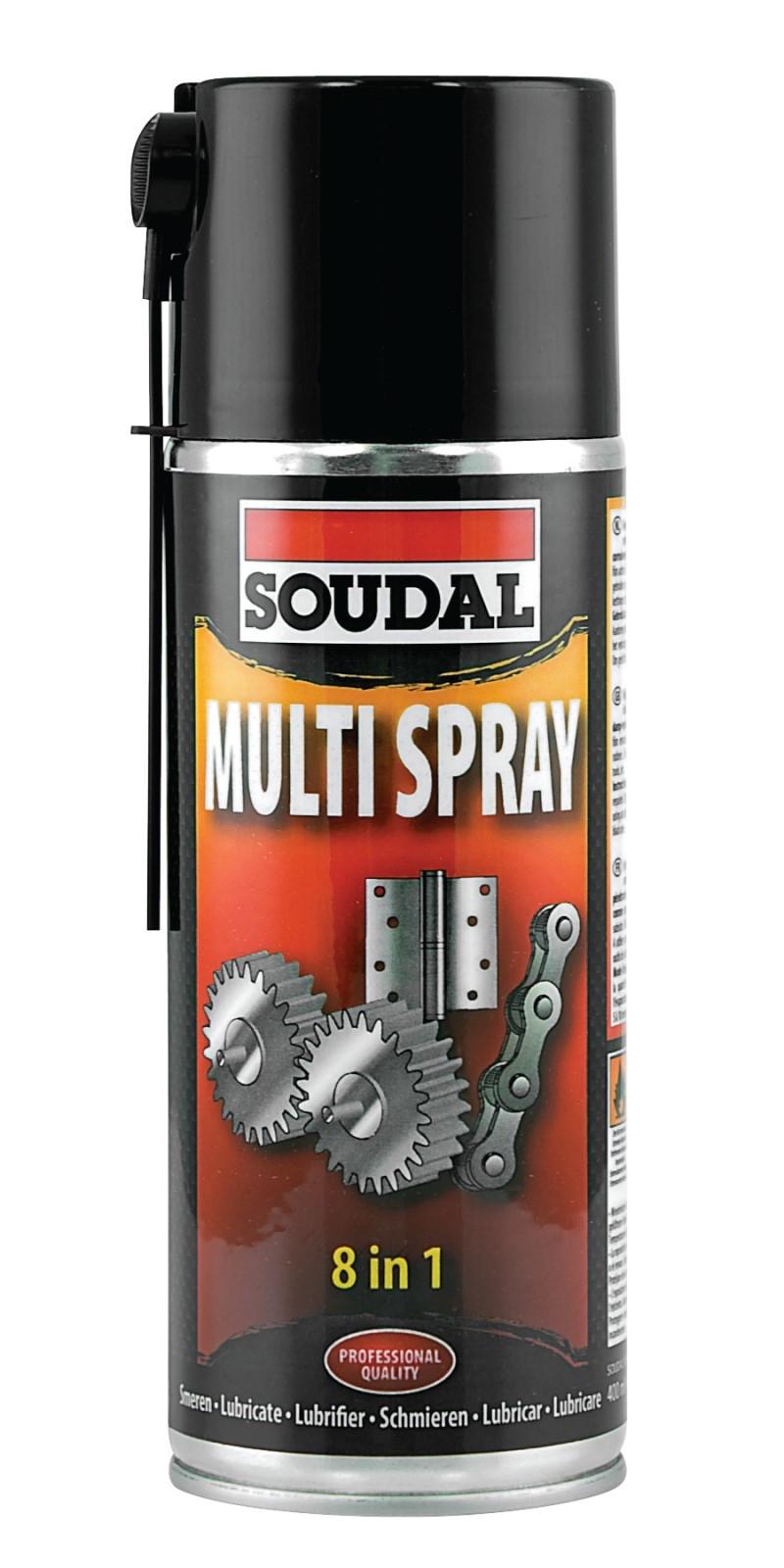 Аэрозоль смазочный универсальный Soudal Multi Spray 400 мл (0000900000001000MS)