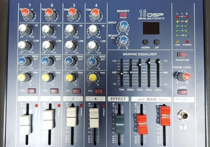 Звуковий підсилювач Mixer BT 4200D 4CH c Bluetooth (998614894) - фото 3