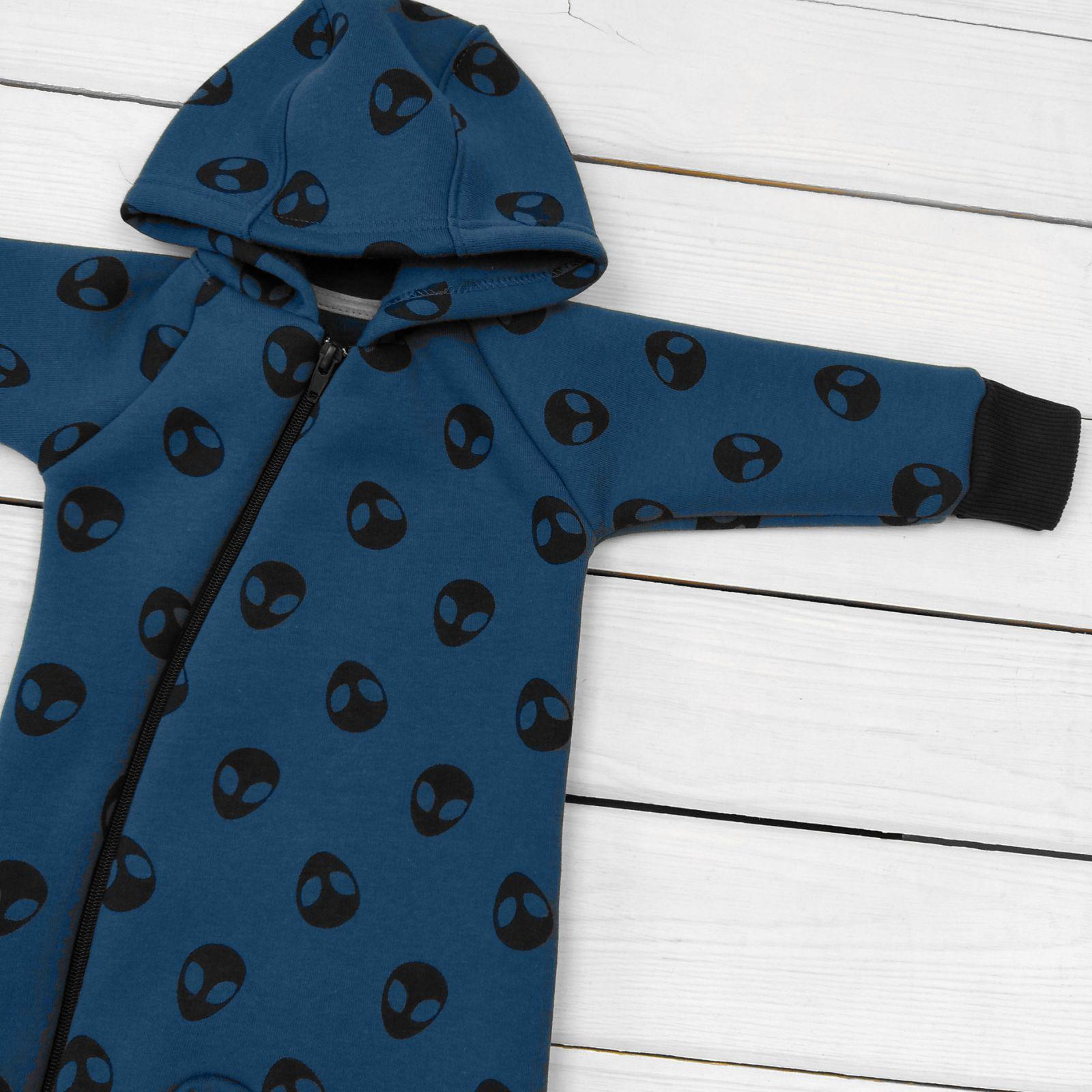 Комбинезон детский Dexter's Alien 2141 62 см Синий (d2141-22) - фото 2 Комбинезон детский Dexter's Alien 2141 62 см Синий (d2141-22) - фото 2