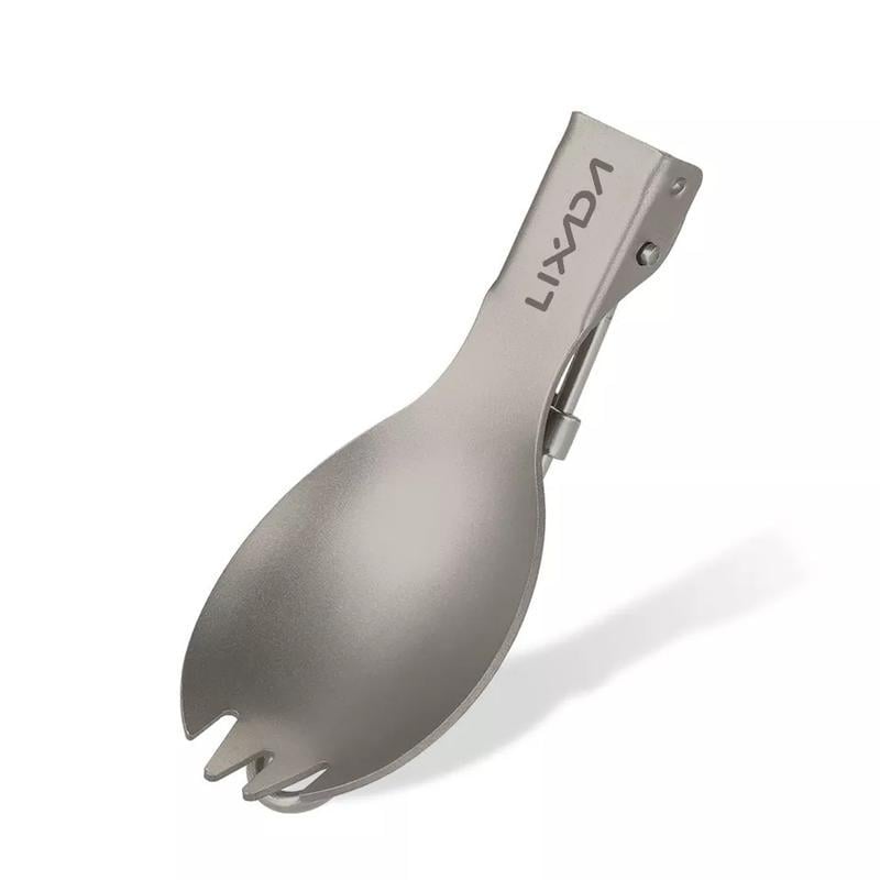 Ложка туристична Lixada Spork з чохлом Grey (82272) - фото 9