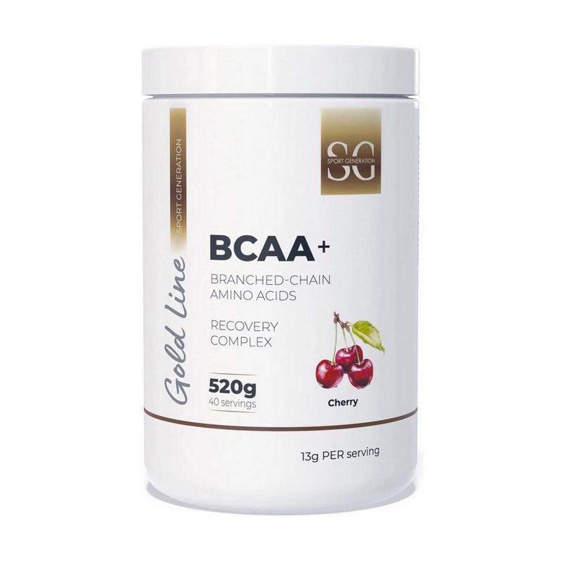 Аминокислоты с глутамином и цитруллином Sport Generation BCAA+ 520 г Лимонад с черной смородиной