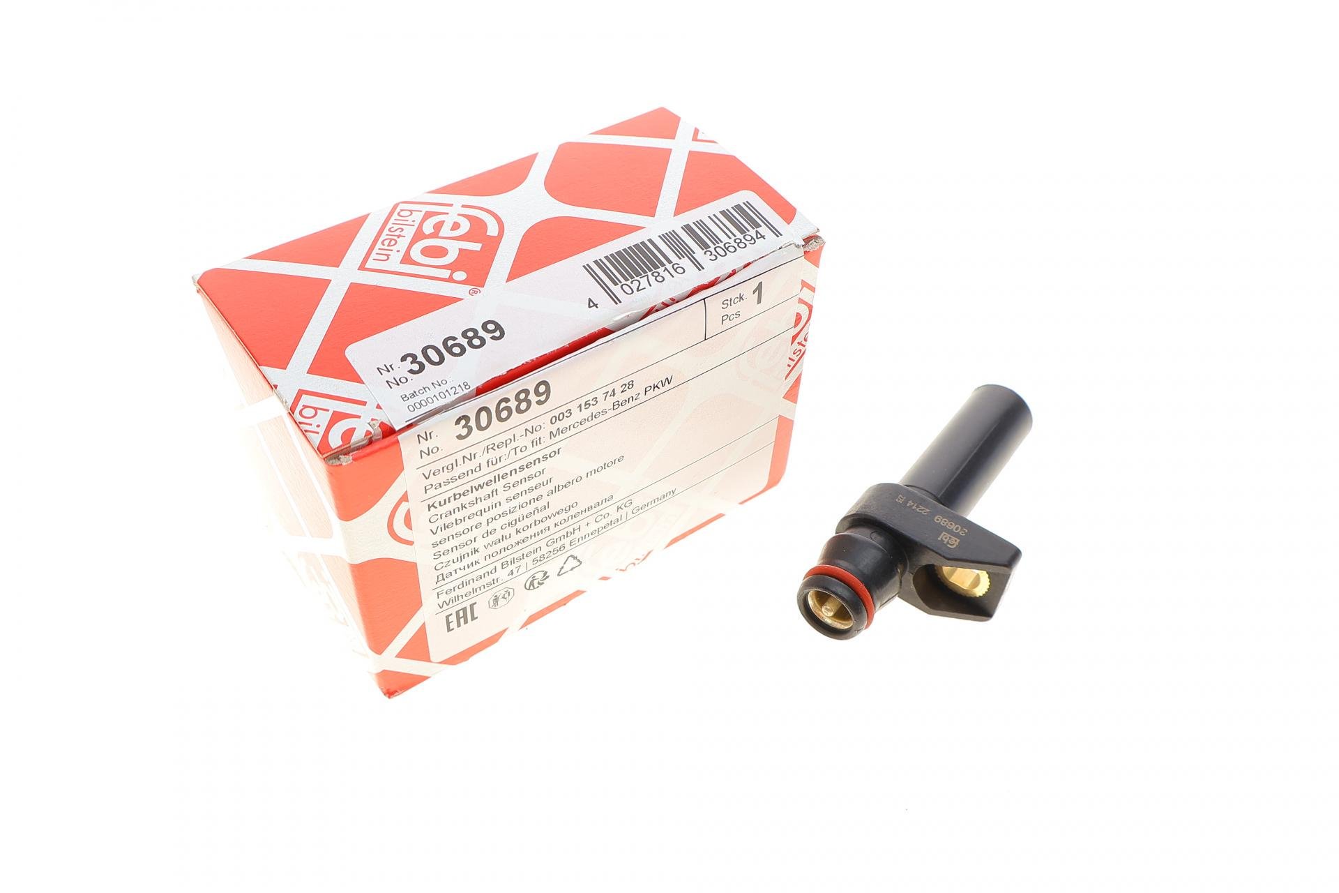 Датчик FEBI BILSTEIN положения коленвала Mercedes Sprinter/Vario 2,9TDI (30689)