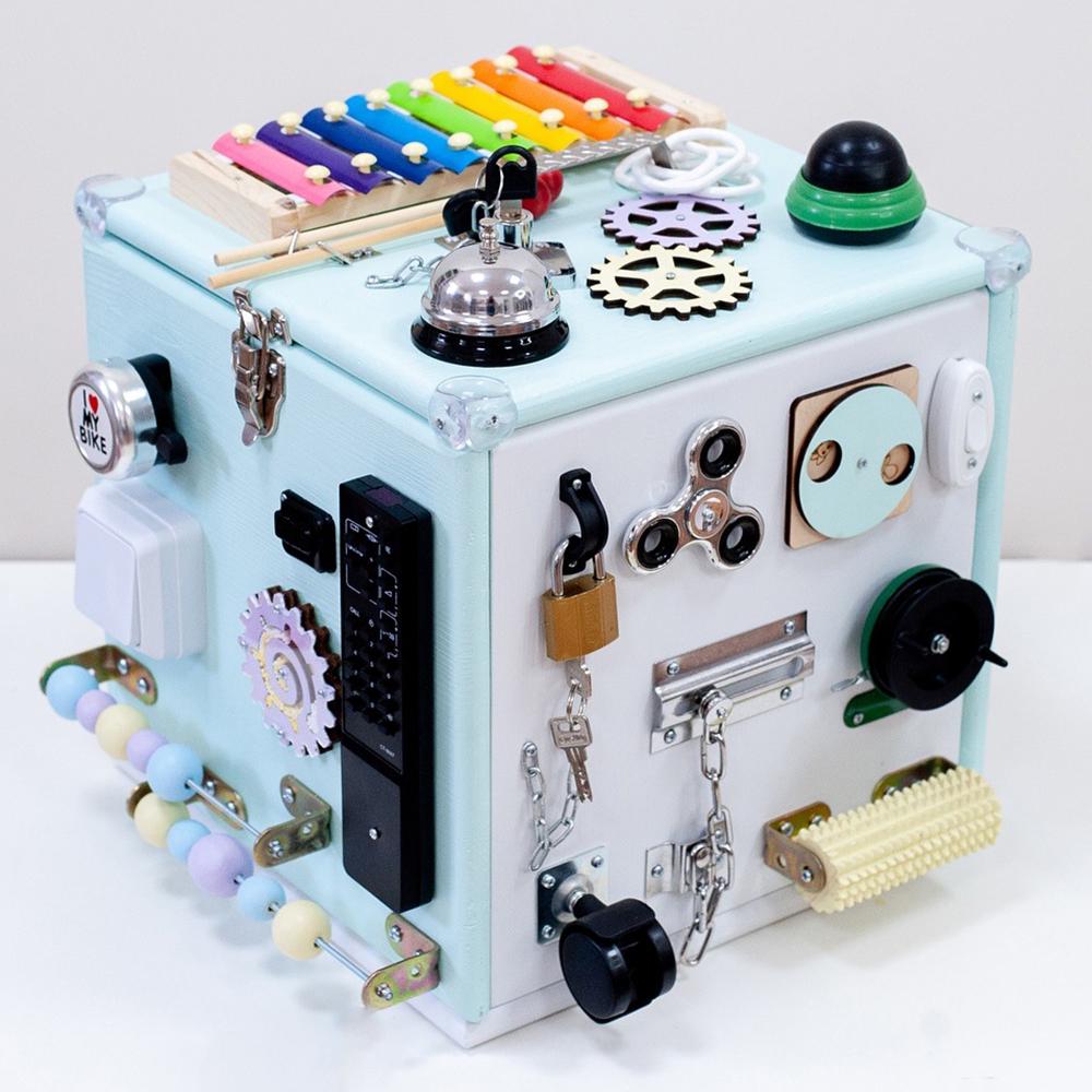 Бизикуб тумба 30x30x30 см 37 элементов