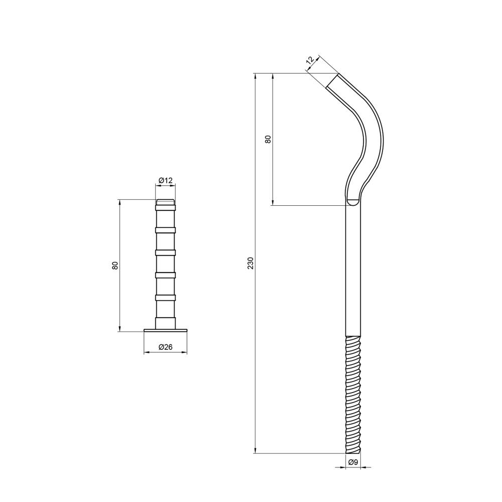 Кріплення на алюмінієвий радіатор SD Plus SD112230 9х230 мм (FRRS00005811) - фото 2 Кріплення на алюмінієвий радіатор SD Plus SD112230 9х230 мм (FRRS00005811) - фото 2