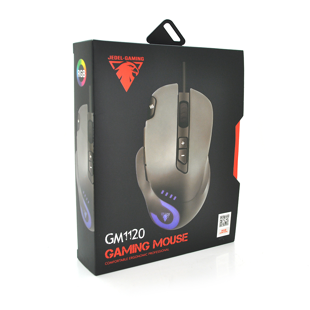 Комп'ютерна мишка провідна Jedel GM1120 оптична з підсвічуванням для геймерів 8 кнопок (7319) - фото 3