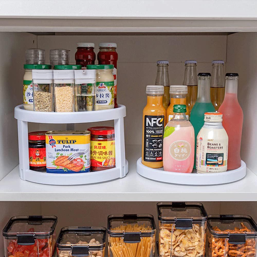 Поднос вращающийся двухярусный для кухни 25 см - фото 7 Поднос вращающийся двухярусный для кухни 25 см - фото 7