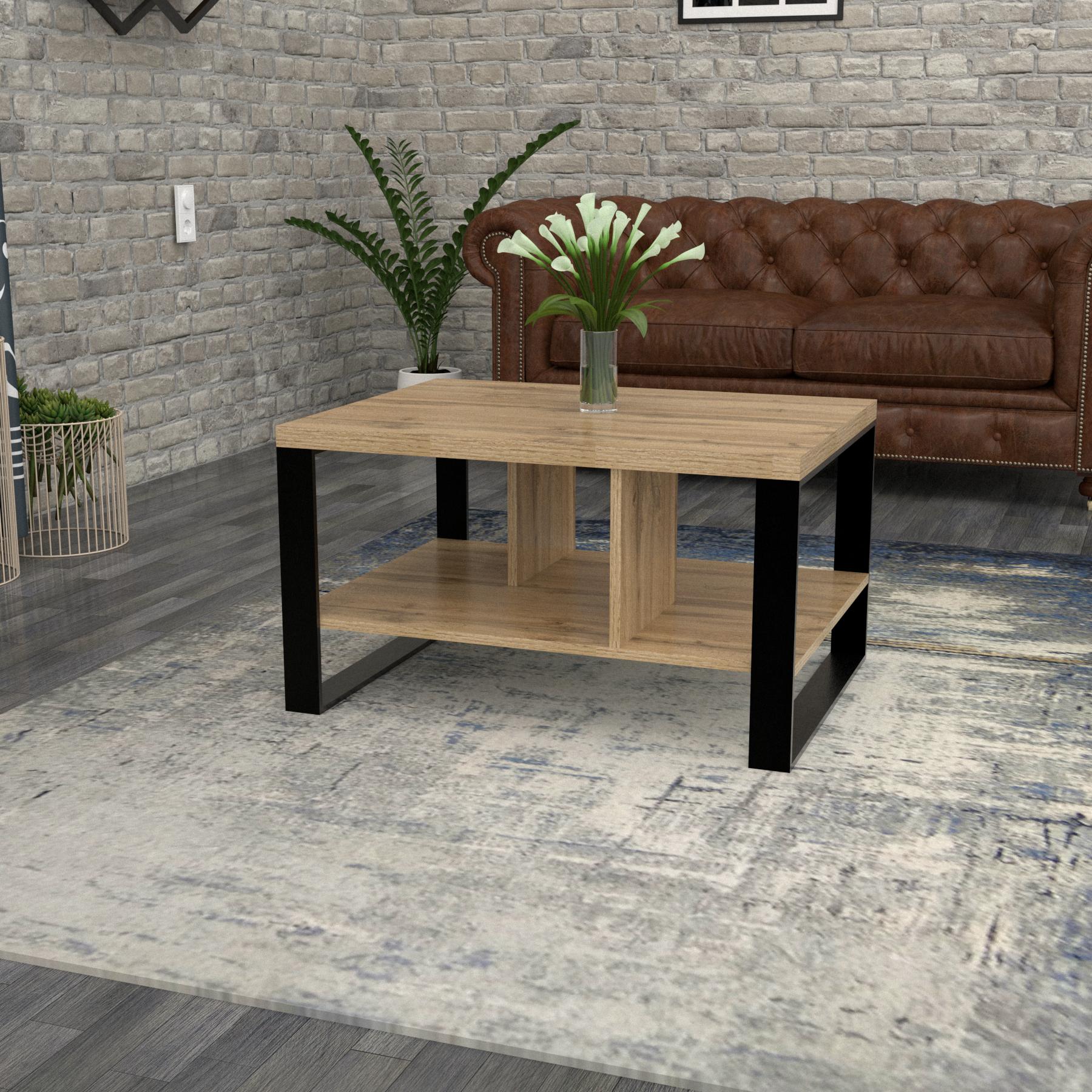 Стол журнальный в стиле лофт EcoLoft Montego DSP-1155 Дуб Аппалачи (24365451)