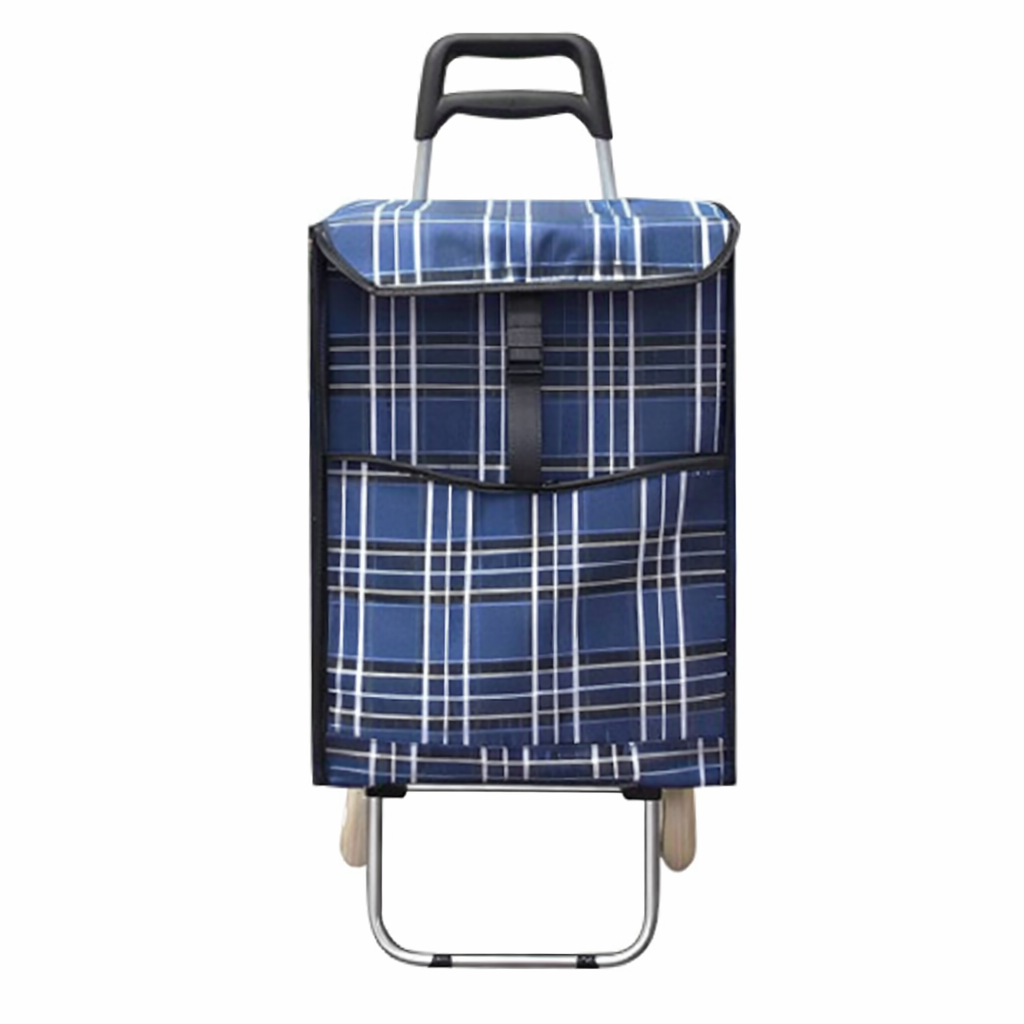 Сумка-тачка хозяйственная Stenson MH-1896 до 25 кг 34х27х92 см Синий (33148678)