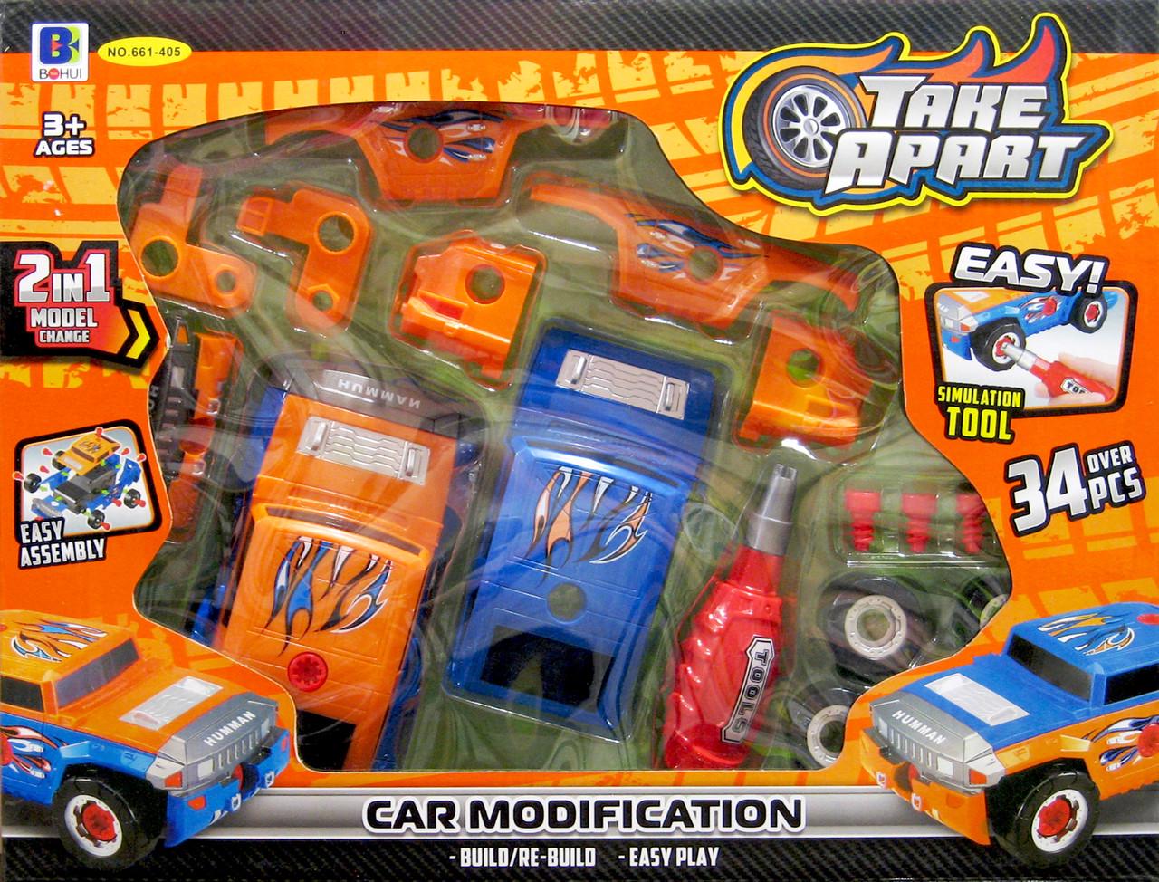 Конструктор 661-405 2 в 1 машина с отверткой