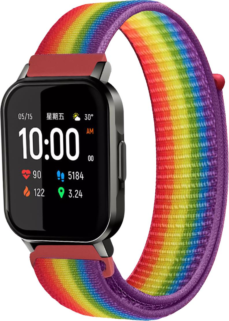Ремешок нейлоновый Sport Loop для Haylou Smart Watch 2 LS02 Rainbow (15120-6B) Ремешок нейлоновый Sport Loop для Haylou Smart Watch 2 LS02 Rainbow (15120-6B)