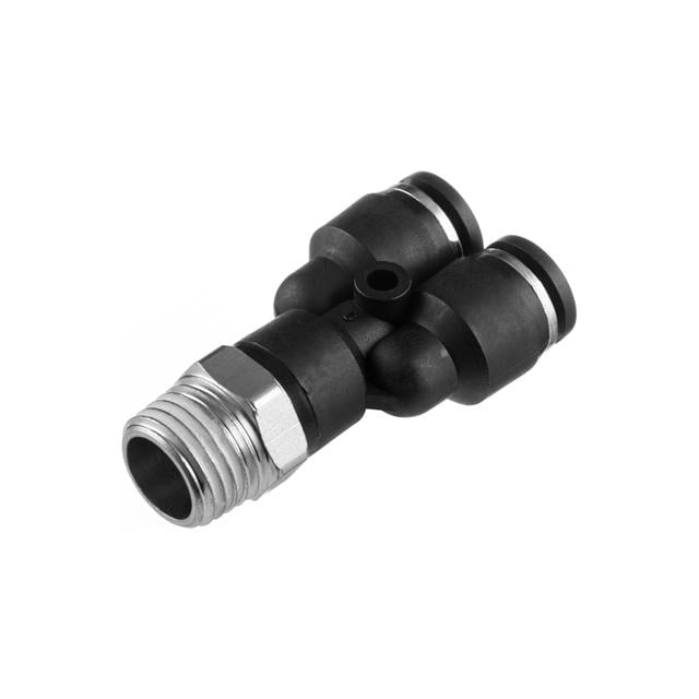 Соединение цанговое Y-образное Intertool для полиуретановых шлангов 6х6 мм 1/4“ наружная резьба (PT-2376)