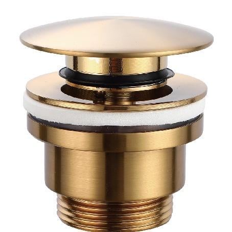 Клапан донный для раковины Imex 1 1/4" Золотой матовый (IMEX-VCC014)