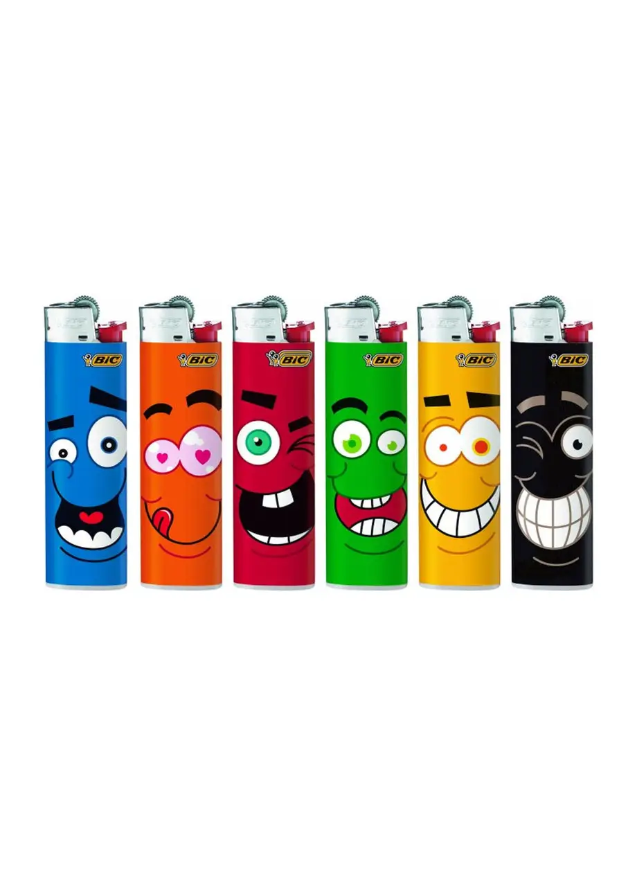 Запальничка BIC J23 Slim Smile блок 50 шт. (000002505)