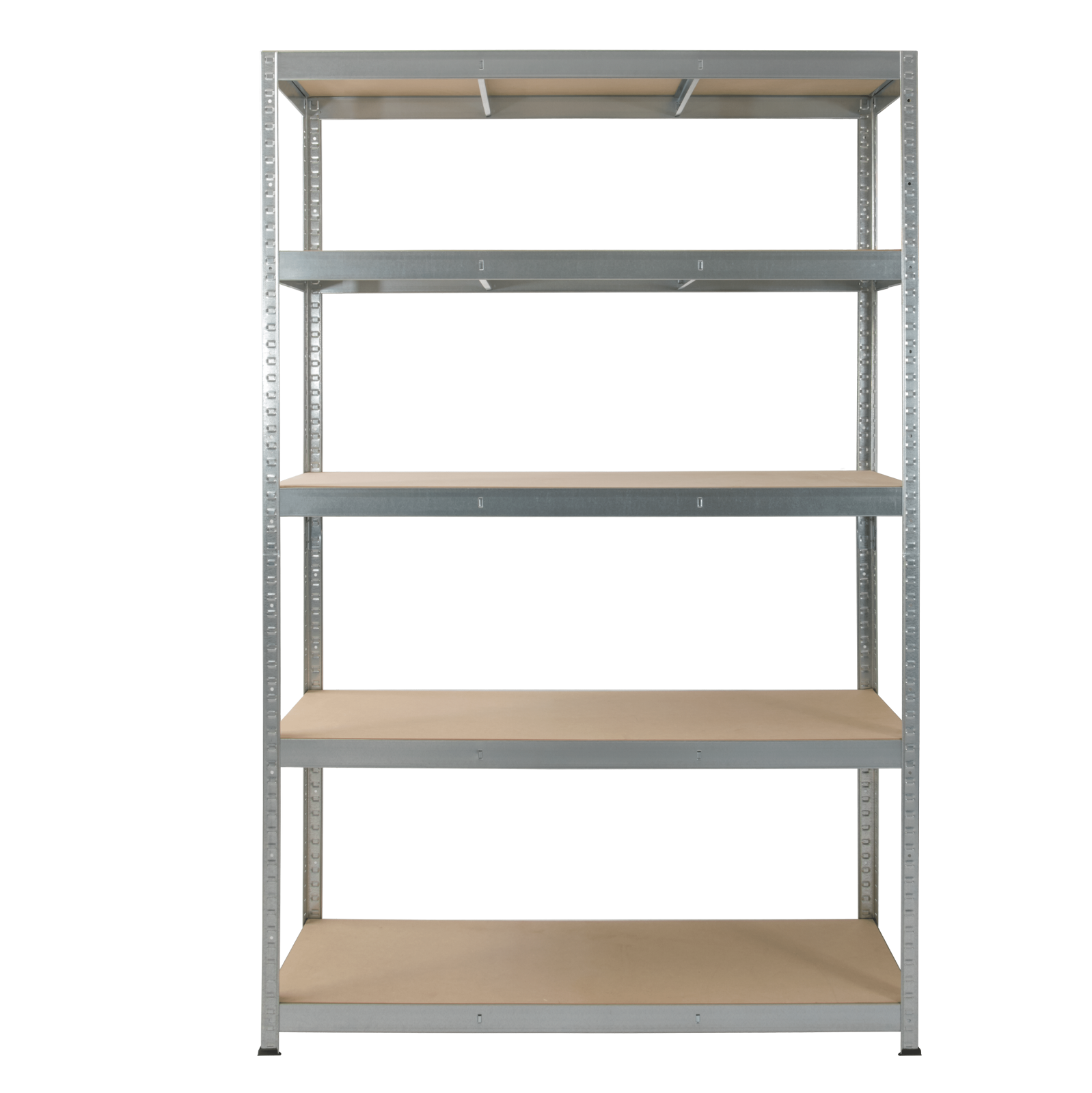 Стеллаж StahlPro Pure 1950x1000x600 мм металлический оцинкованный 5 полок ХДФ - фото 4