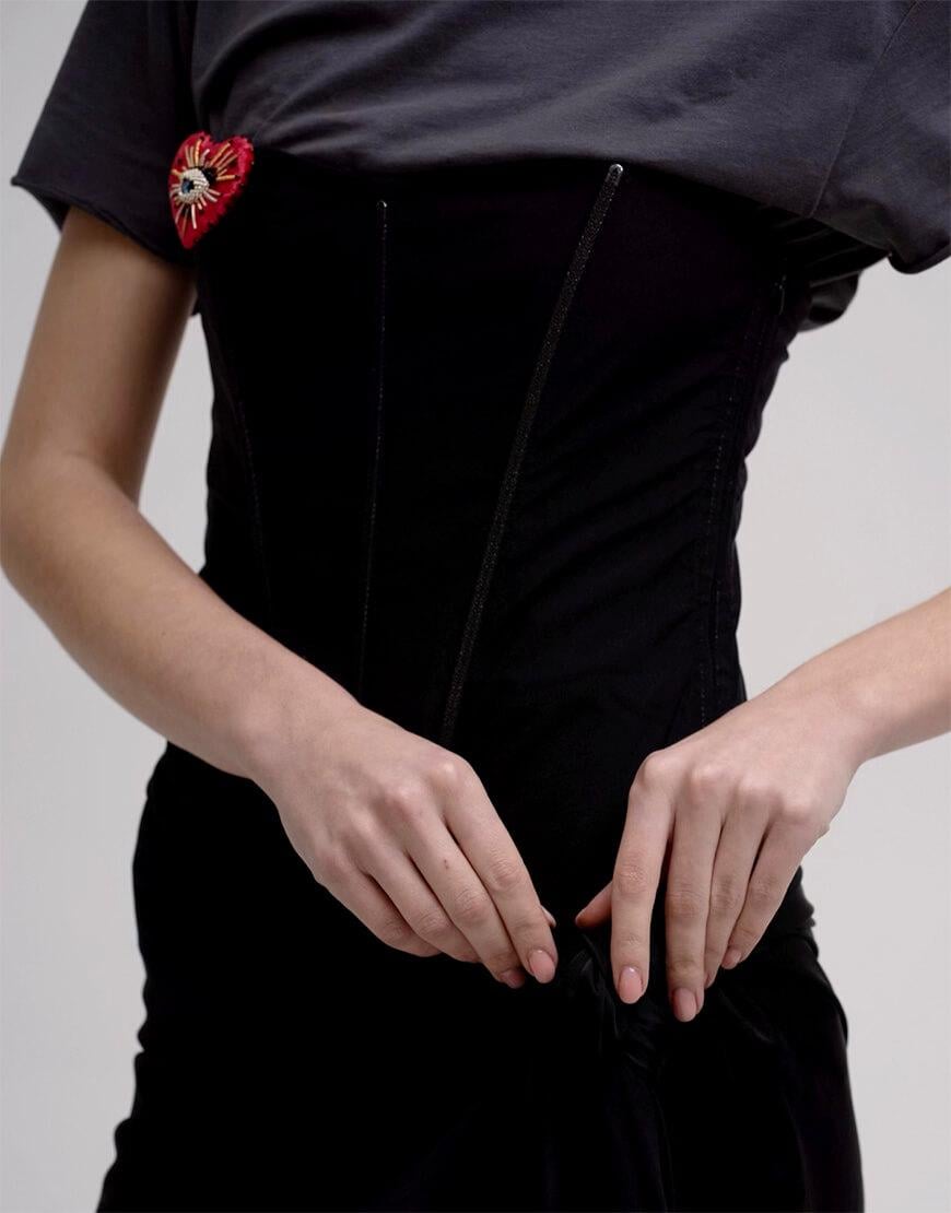 Корсет Silhouette KAFIZOVA чорний 36-38