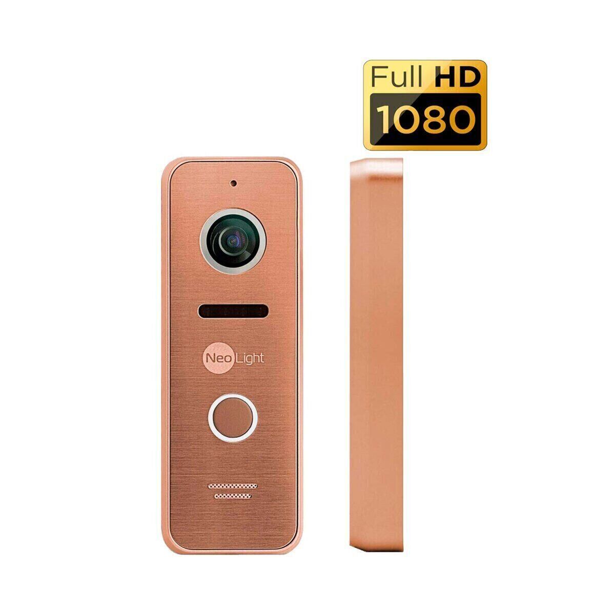 Комплект відеодомофону NeoLight NeoKit HD+ WF Bronze - фото 2