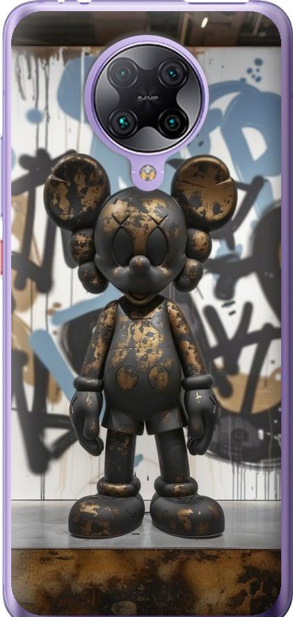 Чехол на Xiaomi Redmi K30 Pro Bronze kaws v2 (6098t-1899-42517)