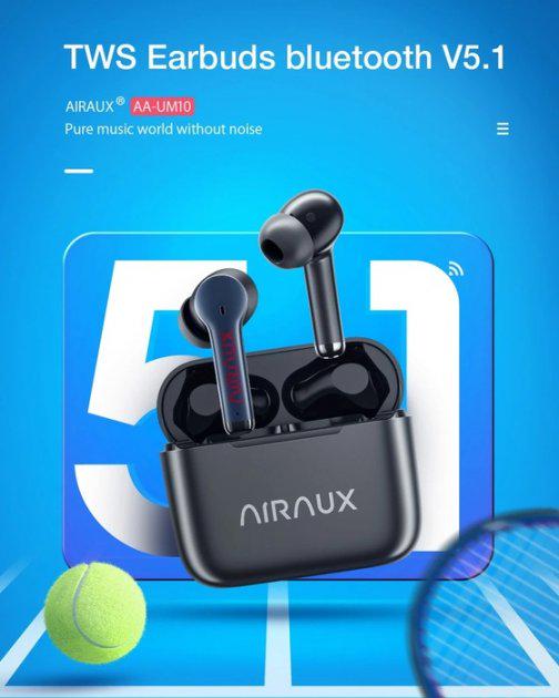 Беспроводные наушники BlitzWolf AIRAUX AA-UM10 Bluetooth 5.1 Hi-fi с активным шумоподавлением Черный (295) - фото 7