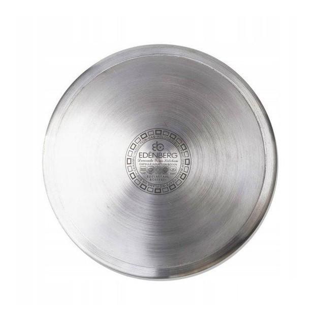 Каструля з кришкою Edenberg EB-3761 з нержавіючої сталі 10,4 л 28х17 см (27917311) - фото 4 Каструля з кришкою Edenberg EB-3761 з нержавіючої сталі 10,4 л 28х17 см (27917311) - фото 4