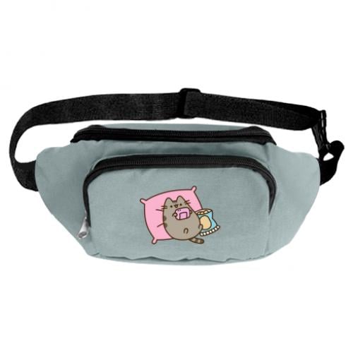 Поясная сумка-бананка Pusheen Chilling Серый (14321883-4-186707)