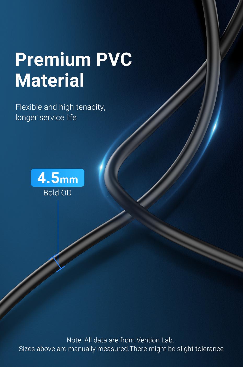 Кабель Vention USB 2.0 480 Мбіт/с USB-A папа на USB-A мама 1,5 м Чорний (CBIBG) - фото 13 Кабель Vention USB 2.0 480 Мбіт/с USB-A папа на USB-A мама 1,5 м Чорний (CBIBG) - фото 13