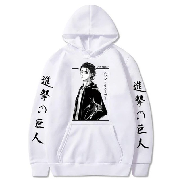 Худи для мальчика аниме 150 см Белый (2765867145)