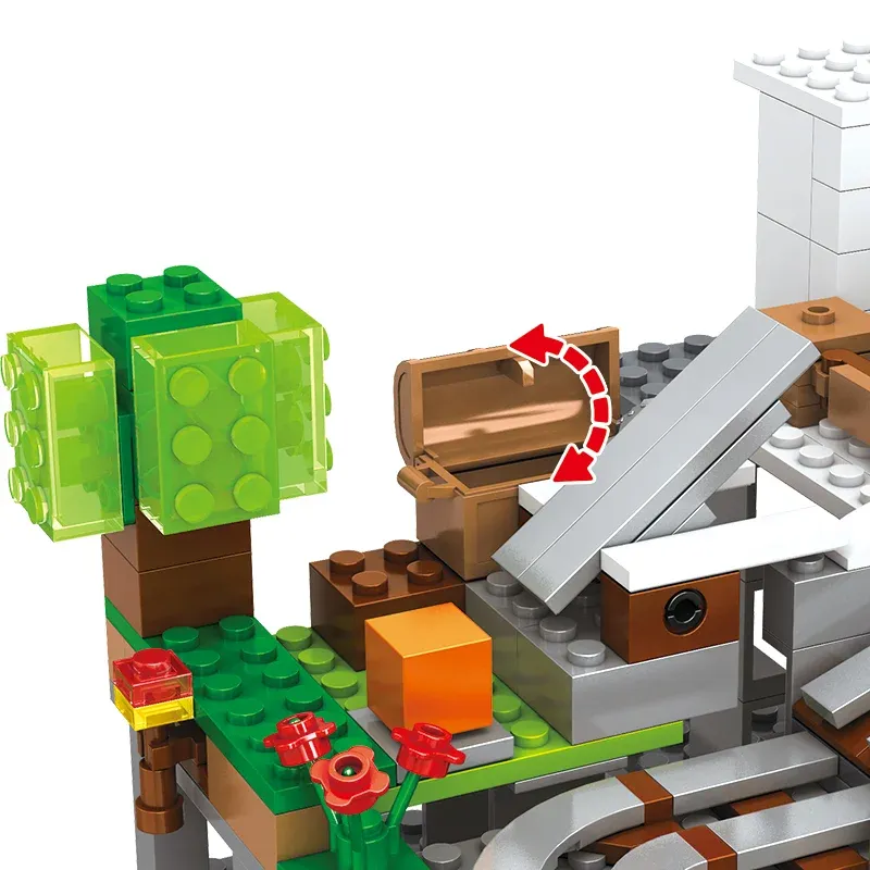 Конструктор Майнкрафт My World Гірська Печера з героями Шахта 587 дет. - фото 6 Конструктор Майнкрафт My World Гірська Печера з героями Шахта 587 дет. - фото 6