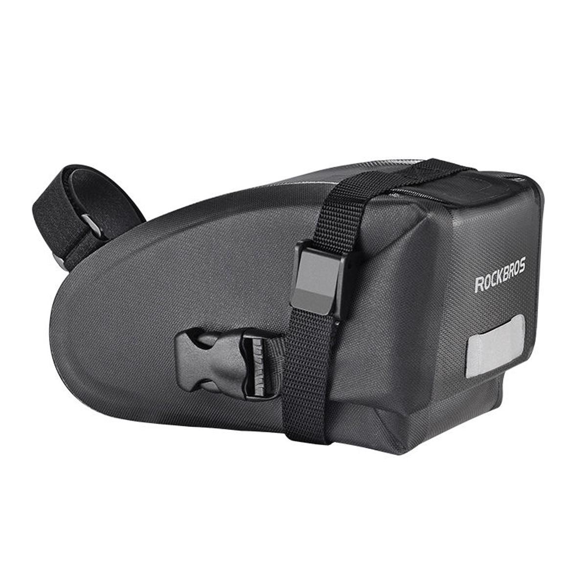 Велосумка подседельная ROCKBROS AS-004BK velcro светоотражающая Черный (RB-AS-004-3845)