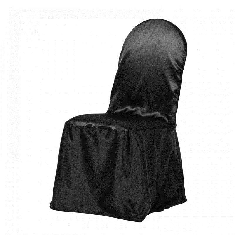 Чехол на стул Atteks атласный Черный (1309)
