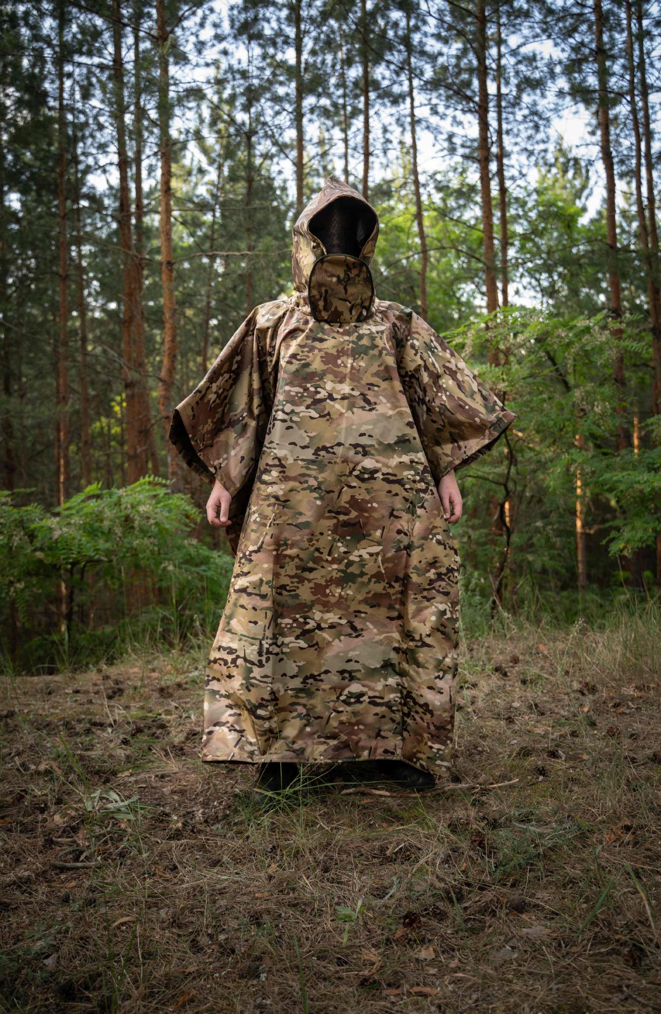 Пончо анти-тепловізійне потрійний захист Мультикам Пончо анти-тепловізійне потрійний захист Мультикам